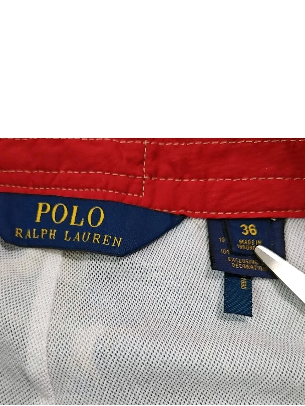 Polo Ralph Lauren Swimwear Resort Boardshorts Men 36/7 Blue Nautical Ships Birds